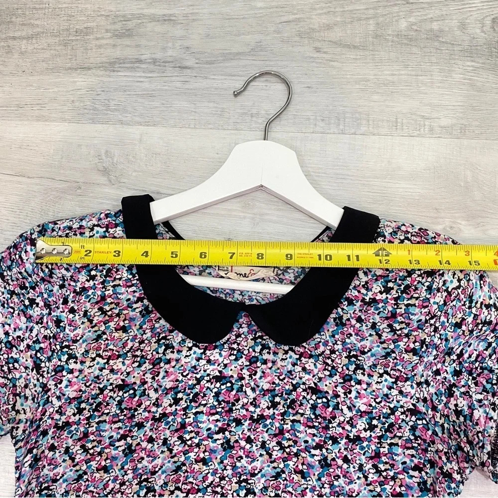 Urban Outfitters One & Only Babydoll Floral Dress Peter Pan Collar S - Picture 11 of 16